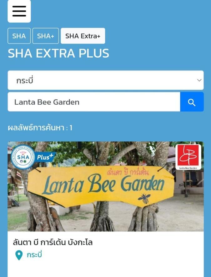 Lanta Bee Garden Bungalow Sha Extra Plus Ko Lanta Zewnętrze zdjęcie